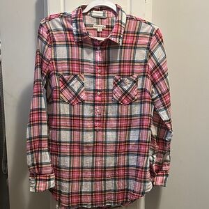 Merona Multicolor Plaid Shirt